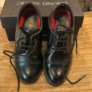 Bruno Marc Boys Dress Shoes - Black/Sz 11